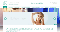 Desktop Screenshot of cleor-laser.com